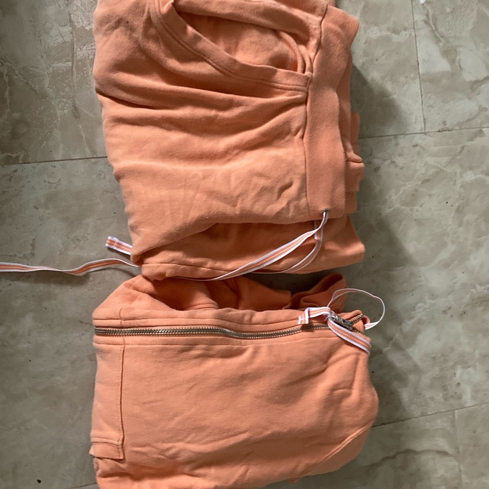 Orange/ salmon tracksuit